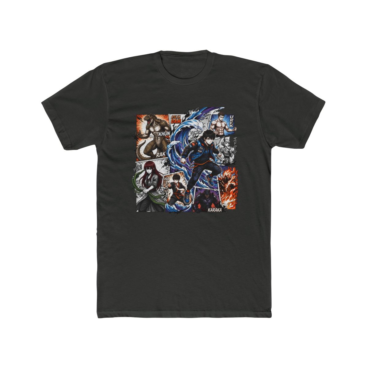 Tower Of God Character Collage T Shirt - alternate angle 5, merchandise