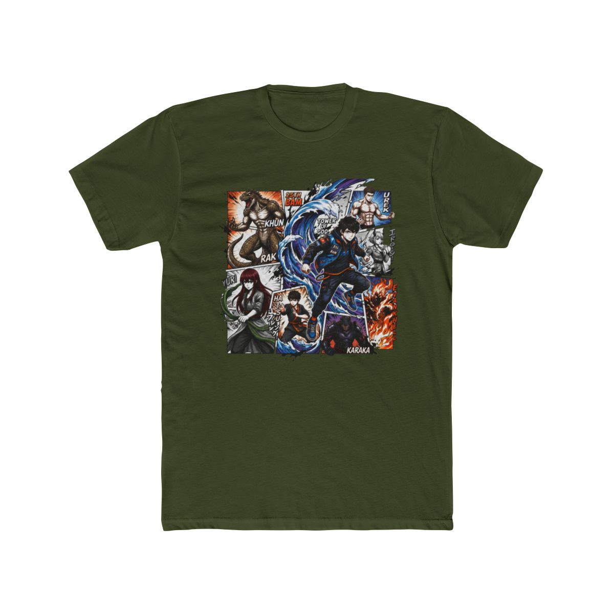Tower Of God Character Collage T Shirt - alternate angle 4, merchandise